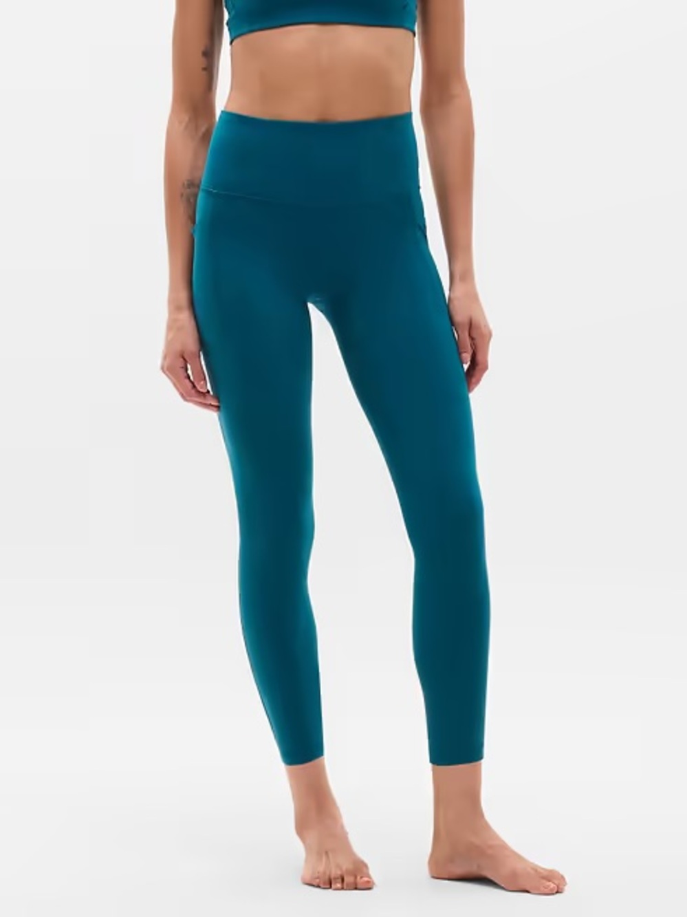 Athleta Salutation Stash High Rise 7/8 Legging | Coastal Teal